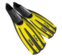 SEAC Fuga, Diving Fins for Scuba Diving, Snorkelling and freediving with Foot Pocket, yellow, 8/9UK