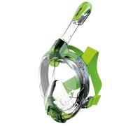 SEAC Libera, New Generation Integrated Snorkeling Mask, Hypoallergenic Silicone, Quick Release, 4 Sizes, green, L/XL