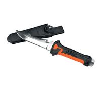 SEAC Unisex's Rapid Safety Knife for Diving and Underwater Fishing, Stainless Steel, 4.13 in, Black/Orange, Standard 0550023523000A