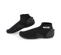 SEAC Tropic, 2 mm neoprene diving boots with rigid sole and heel protection, black, L