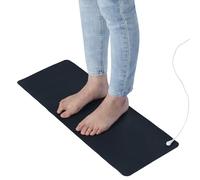 Seader Grounding Mat with 15ft Grounding Cord, Conductive Earth Mat Grounding Pad, Earth Connected Therapy, Universal Grounding Mat for Sleep, Pain, Inflammation, Energy, 10 x 26.7"