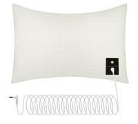 seader Grounding Pillowcase with 10% Silver Fiber & Organic Cotton, Conductive Grounding Pillow Case 20x30 inch, Grounding Pillowcases for Better Sleep, Beige