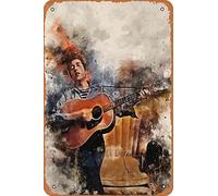 Seadlyise Bob Dylan Plaque Poster Metal Tin Sign Vintage Wall Art Sign 8x12 Inch