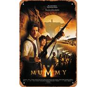 Seadlyise The Mummy Horror Movie Poster Vintage Metal Tin Sign for Pub Man Cave Wall Home Bar Wall Decor 12x8 Inch