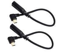 Seadream Angled USB C to Mini USB Cable,2Pack Type C Female to 90 Degree Mini 5P USB Male Convert Connector Adatepr Cable Support Charge & Data Sync Cable (Right Angle)