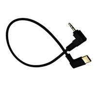 Seadream USB C to 2.5mm Audio Cable Double Angled USB Type C to 2.5mm Male AUX Headphone Jack Cable Gold Plated,30cm
