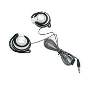 Seadream Wired Earbuds Headphones with Secure Ear Hooks;Wired Sports Ear Hook Stereo Earphone Headphones Headset Padded Over The Ear with Braided Cable (White)