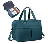 SEAFEW Cabin Bag 45X36X20 for Easyjet Travel Hand Luggage Airplane Underseat Carry on Weekend Overnight Bag Sport Gym Tote Mum Hospital Bags for Women Men,H4-Peacock Blue