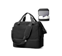 SEAFEW for Ryanair Cabin Bag 40x30x20 Underseat Travel Duffle Bag Weekend Overnight Holdall Carry on Hand Luggage with Shoe Compartment, Sport Gym Tote Mum Hospital Bag for Women and Man,K2-Army Green