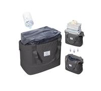 SEAFEW Vacuum Travel Duffel Bag Weekend Overnight Bag Sport Gym Tote Hand Luggage Airplane Underseat Carry on Mum Hospital Bags for Women Men,E1-BlackGrey