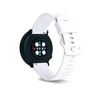 SeaFicco Silicone Watch Strap Compatible with Polar Ignite 3 /Ignite 2 /Ignite/Unite/Pacer, Universal 20MM Quick Release Band Replacement Sports Watchband (White)