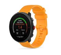 SeaFicco Silicone Watch Strap Compatible with Polar Vantage M/Polar Grit X, Universal 22mm Quick Release Watch Band Replacement Sports Wristband Fitness Rubber Watchband (Amber)