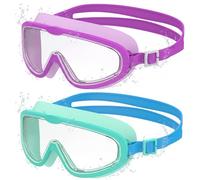 Seaflar Children's Swimming Goggles with Large Frame, Clear Vision, Anti-Fog Diving Goggles, UV Protection, Quick Adjustment, Silicone Sealing Ring, Unisex Swimming Goggles for Children and Teenagers