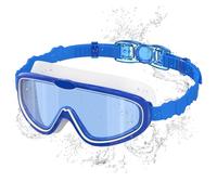 Seaflar Large Frame Kids Swimming Goggles, Clear Vision Anti-fog Goggles with UV Protection, Quick Adjustment Strap, Silicone Seal, Unisex Swimming Goggles Kids 6-14, Teenagers-C-BL