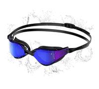 Seaflar Polarized Swimming Goggles Anti-Fog UV400 Protection, Adjustable Silicone Strap - Professional Diving Goggles for Adults & Teens, Water Sports Training Men Women-BKBL