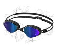 Seaflar Polarized Swimming Goggles, Anti-Fog & UV400 Protection, Adjustable Silicone Strap - Professional Diving Goggles for Adults, Youth, Men & Women Water Sports-BLBK