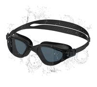 Seaflar Swimming Goggles with HD Lenses, Anti-Fog, UV Protection, Leak-Proof and Comfortable - for Adults, Ideal for Indoor & Outdoor Pools-C-BK