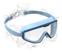Seaflar Taucherbrille Kinder, Antibeschlag UV-Schutz, Weitwinkel-Sicht, 1-Klick Verstellung, Silikondichtung, Unisex Schwimmbrille Kinder 3-12Jahre-T-BLWH