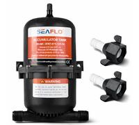 SEAFLO Accumulator Tank Water Pump Flow Control Internal Bladder 125 psi 23.5 oz