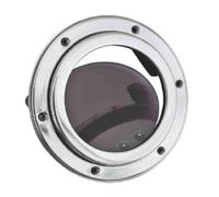SEAFLO 02 Series Round Portlight/Porthole - Frame Size: ∅8.3"(210mm) 316 Stainless Steel with Mirror Polished Treatment, Cut-Out Size:∅7"(175mm) Acrylic Glass, Nylon Push-Up Handles, 4-Year Warranty