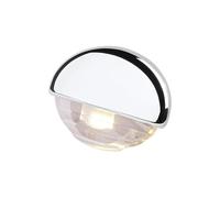 SEAFLO 04 Series LED Oblong Courtesy Light - Warm White, 12V, 0.2W, IP67, Compact Flush Mount Marine Step/Deck Accent Light for Boat/RV/Caravan, Durable PC Housing, 1.78”x1.25”x0.81”, 4-Year Warranty