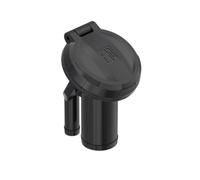 SEAFLO 04A Series Angled Deck Filler with Vent, Gas Fuel Fill Port, 1-1/2" Fuel Hose & 5/8" Vent Hose, PA66+33% GF Marine Boat Yacht Fill Port, SFCG2-38-04A