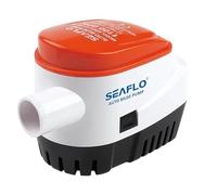 SEAFLO 06 Series Automatic Submersible Bilge Pump - 1100 GPH, 12V, 1-⅛” Outlet, All-in-One Pump & Float Switch, Snap-Off Strainer, Compact Marine Boat Yacht Bilge Pump - 4-Year Warranty