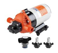 SEAFLO 12V 1.6 GPM 100 PSI 34 Series Water Pressure Diaphragm Pump | Continuous Duty, Built-In Pressure Switch, Self-Priming, and 4-Year Warranty