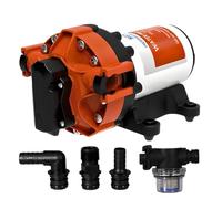 SEAFLO 12V 56A Series 5.0 GPM Variable Speed Smart On Demand Marine/RV 5-Chamber Diaphragm Pump