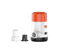 SEAFLO 13B Series 2000 GPH Automatic Bilge Pump - 12V,Electronic Sensing Marine Submersible Boat Pump, 18 ft Head, 1 in + 1 1/8 in Outlet, Anti Airlock, Cartridge Motor Design, 4 Year Warranty