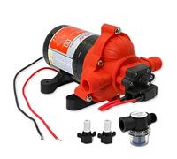 SEAFLO 33 Series DC Diaphragm Pump - 4 Year Warranty 12V, 3.0 GPM, 45 PSI, Self-Priming, Dry Operated, Integrated Pressure Switch, Ideal for Marine, RV and Water Systems