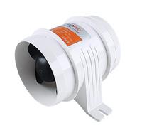 SEAFLO 4" 235 CFM 24V Round in-Line Bilge Blower Fan Low Noise, High Efficiency, Corrosion-Resistant ABS, ISO 8846 Certified, Marine Ventilation for Boats and RVs, 4-Year Warranty