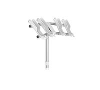 SEAFLO Fishing Rod Holder - Marine-Grade Polypropylene and Aluminum | UV-Resistant, Adjustable, Compact Rod Rack for Boats, Kayaks, and Docks