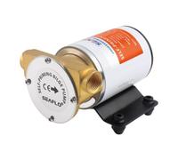 SEAFLO Self-Priming Impeller Bilge Pump - 24V DC, 8 GPM, 1/2-Inch FNPT Ports, Marine-Grade Bronze Head, Thermally Protected, Reversible Flow, Quiet Efficient Motor for Bilge Water Drainage