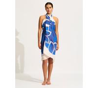 Seafolly female Pure Cotton Sunray Sarong - Blue Mix, Blue Mix
