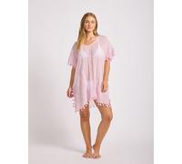 Seafolly Pure Cotton Mini Beach Amnesia Kaftan Light Pink