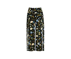 Seafolly shirred floral-print trousers - Black M-L