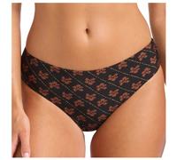 Seafolly - Women's Batik Bloom Retro Pant - Bikini bottom size 12, orange