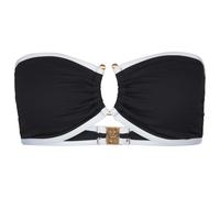 Seafolly - Women's Beach Bound Ring Front Bandeau - Bikini top size 6, black