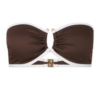 Seafolly - Women's Beach Bound Ring Front Bandeau - Bikini top size 6, white