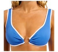 Seafolly - Women's Beach Bound Ring Front Tank - Bikini top size 14, orange