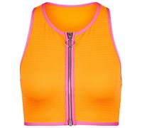 Seafolly - Women's Beach Bound Zip Front Tank Top - Bikini top size 12, orange