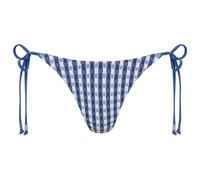 Seafolly - Women's Bella Tie Side Rio Pant - Bikini bottom size 10, blue