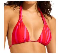 Seafolly - Women's Coastline Multi Fit Longline Tri - Bikini top size 18, orange