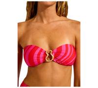 Seafolly - Women's Coastline Ring Front Bandeau - Bikini top size 12, orange