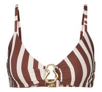 Seafolly - Women's Coastline Ring Front Bralette - Bikini top size 8, white