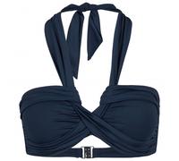 Seafolly Womens True Vy Collective Twist-detail Halterneck Recycled Nylon-blend Bikini Top 10