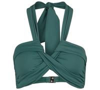 Seafolly - Women's Collective Halter Bandeau - Bikini top size 10, turquoise/blue