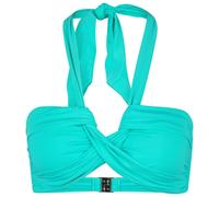 Seafolly - Women's Collective Halter Bandeau - Bikini top size 6, turquoise