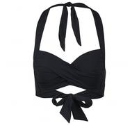 Seafolly - Women's Collective Twist Soft Cup Halter - Bikini top size 14, black